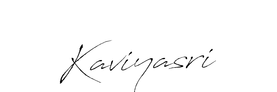 You should practise on your own different ways (Antro_Vectra) to write your name (Kaviyasri) in signature. don't let someone else do it for you. Kaviyasri signature style 6 images and pictures png