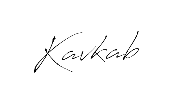 Use a signature maker to create a handwritten signature online. With this signature software, you can design (Antro_Vectra) your own signature for name Kavkab. Kavkab signature style 6 images and pictures png