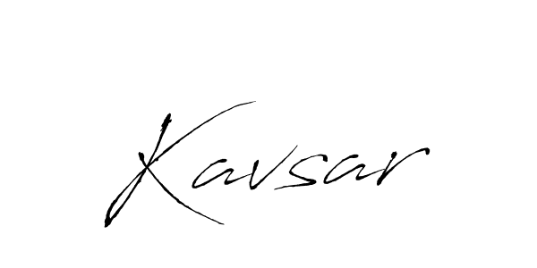 Design your own signature with our free online signature maker. With this signature software, you can create a handwritten (Antro_Vectra) signature for name Kavsar. Kavsar signature style 6 images and pictures png
