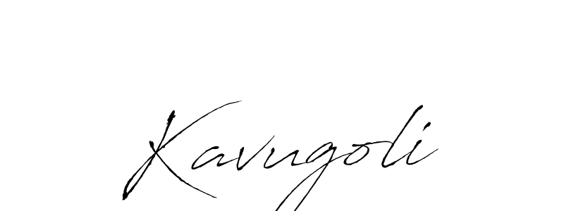 Make a beautiful signature design for name Kavugoli. With this signature (Antro_Vectra) style, you can create a handwritten signature for free. Kavugoli signature style 6 images and pictures png