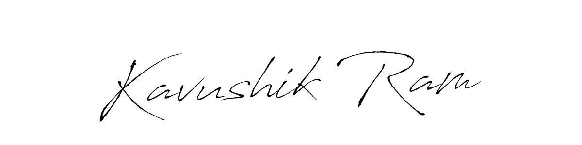 Create a beautiful signature design for name Kavushik Ram. With this signature (Antro_Vectra) fonts, you can make a handwritten signature for free. Kavushik Ram signature style 6 images and pictures png