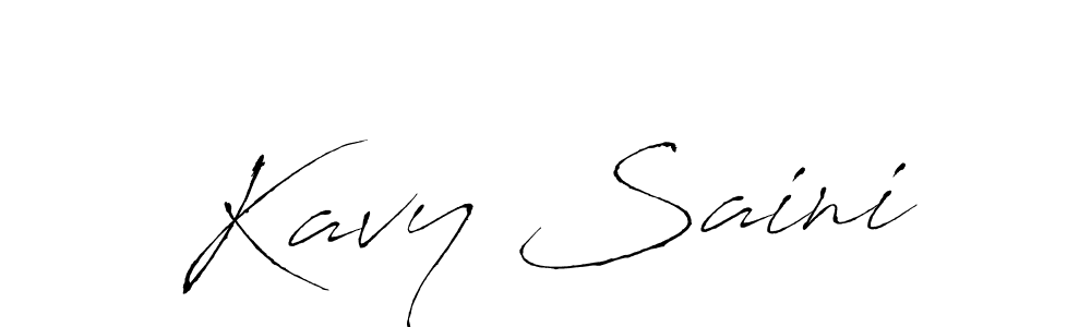 Antro_Vectra is a professional signature style that is perfect for those who want to add a touch of class to their signature. It is also a great choice for those who want to make their signature more unique. Get Kavy Saini name to fancy signature for free. Kavy Saini signature style 6 images and pictures png