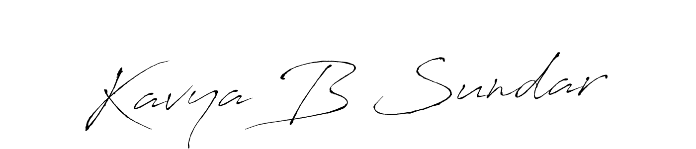 You can use this online signature creator to create a handwritten signature for the name Kavya B Sundar. This is the best online autograph maker. Kavya B Sundar signature style 6 images and pictures png