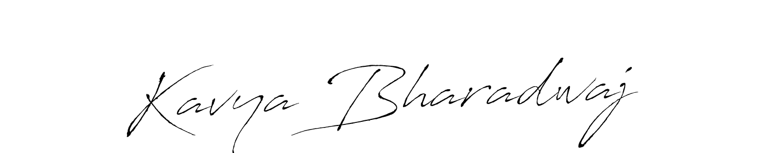 How to make Kavya Bharadwaj name signature. Use Antro_Vectra style for creating short signs online. This is the latest handwritten sign. Kavya Bharadwaj signature style 6 images and pictures png