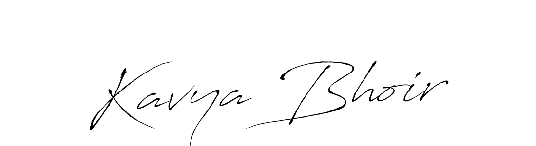 How to make Kavya Bhoir signature? Antro_Vectra is a professional autograph style. Create handwritten signature for Kavya Bhoir name. Kavya Bhoir signature style 6 images and pictures png