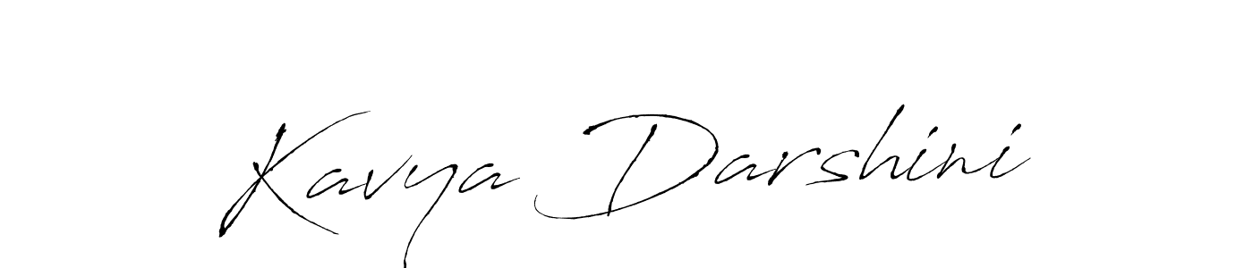 Design your own signature with our free online signature maker. With this signature software, you can create a handwritten (Antro_Vectra) signature for name Kavya Darshini. Kavya Darshini signature style 6 images and pictures png