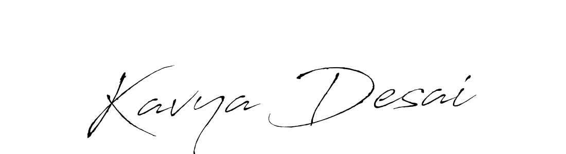 Kavya Desai stylish signature style. Best Handwritten Sign (Antro_Vectra) for my name. Handwritten Signature Collection Ideas for my name Kavya Desai. Kavya Desai signature style 6 images and pictures png