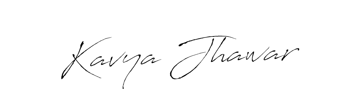 You should practise on your own different ways (Antro_Vectra) to write your name (Kavya Jhawar) in signature. don't let someone else do it for you. Kavya Jhawar signature style 6 images and pictures png