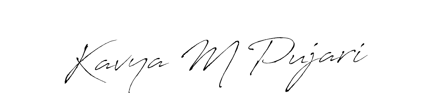 Make a beautiful signature design for name Kavya M Pujari. Use this online signature maker to create a handwritten signature for free. Kavya M Pujari signature style 6 images and pictures png