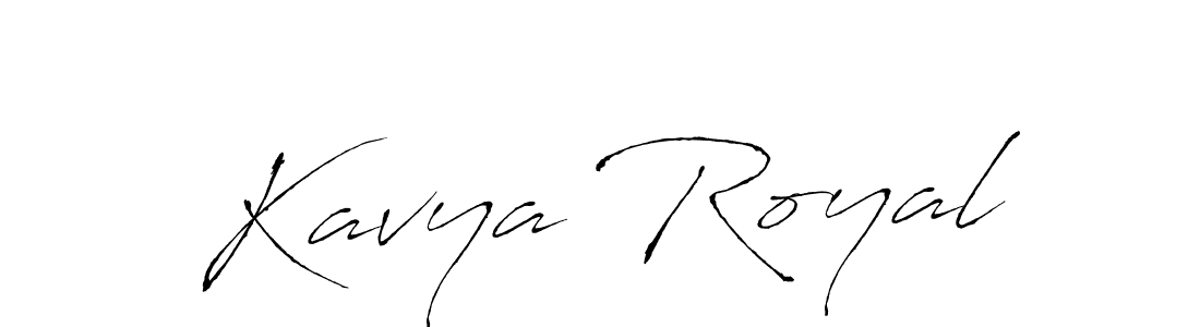 Also we have Kavya Royal name is the best signature style. Create professional handwritten signature collection using Antro_Vectra autograph style. Kavya Royal signature style 6 images and pictures png