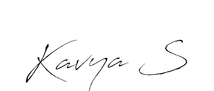 Also we have Kavya S name is the best signature style. Create professional handwritten signature collection using Antro_Vectra autograph style. Kavya S signature style 6 images and pictures png