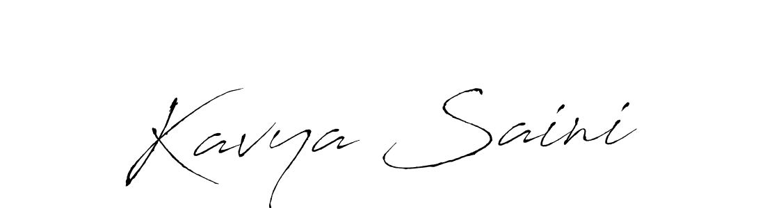 Also we have Kavya Saini name is the best signature style. Create professional handwritten signature collection using Antro_Vectra autograph style. Kavya Saini signature style 6 images and pictures png