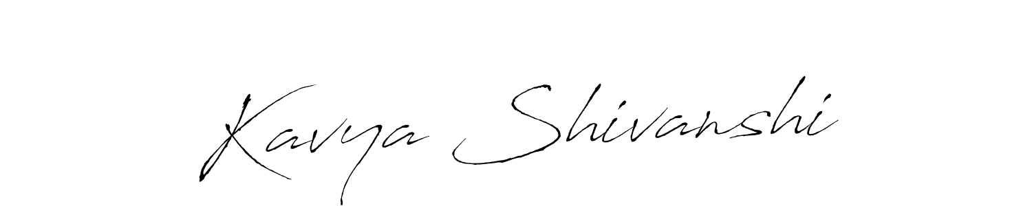 Also You can easily find your signature by using the search form. We will create Kavya Shivanshi name handwritten signature images for you free of cost using Antro_Vectra sign style. Kavya Shivanshi signature style 6 images and pictures png