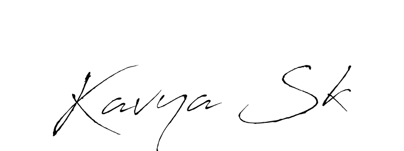 You can use this online signature creator to create a handwritten signature for the name Kavya Sk. This is the best online autograph maker. Kavya Sk signature style 6 images and pictures png
