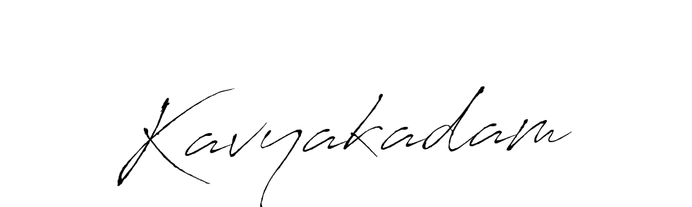 Design your own signature with our free online signature maker. With this signature software, you can create a handwritten (Antro_Vectra) signature for name Kavyakadam. Kavyakadam signature style 6 images and pictures png