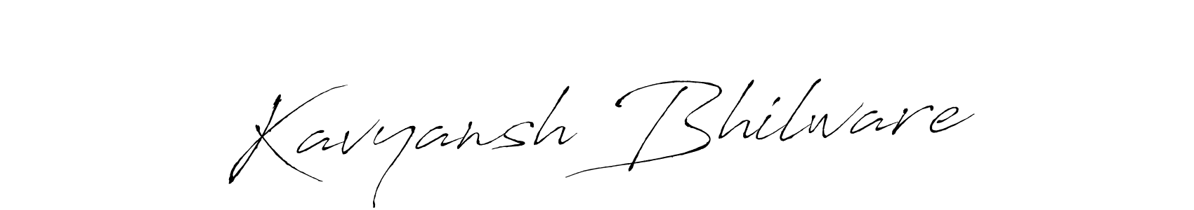 The best way (Antro_Vectra) to make a short signature is to pick only two or three words in your name. The name Kavyansh Bhilware include a total of six letters. For converting this name. Kavyansh Bhilware signature style 6 images and pictures png