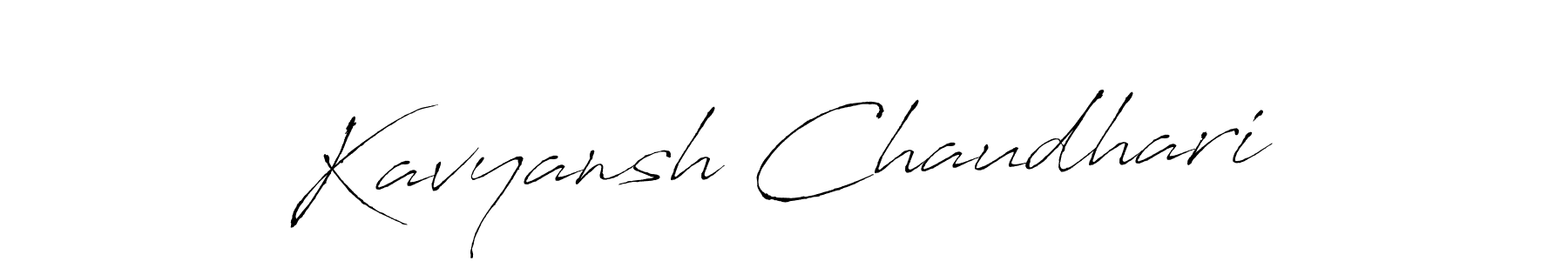 Use a signature maker to create a handwritten signature online. With this signature software, you can design (Antro_Vectra) your own signature for name Kavyansh Chaudhari. Kavyansh Chaudhari signature style 6 images and pictures png