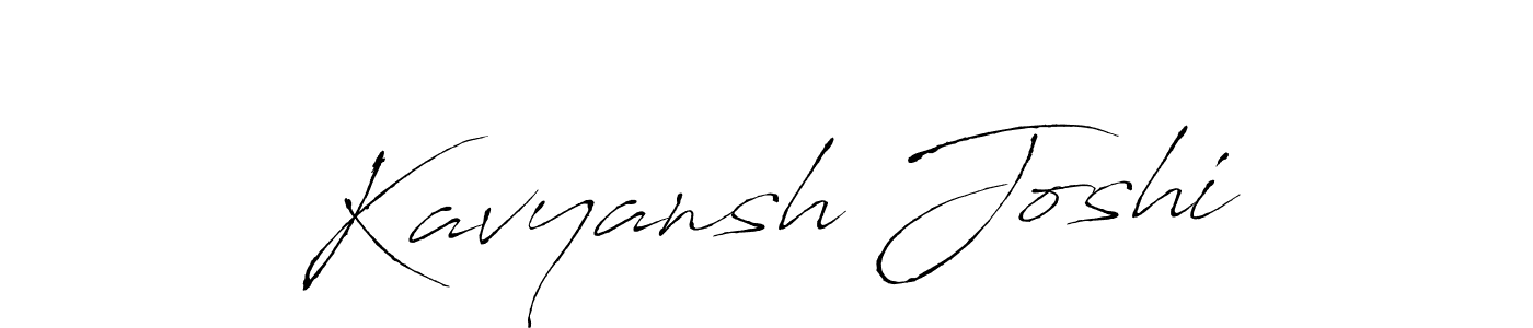 Kavyansh Joshi stylish signature style. Best Handwritten Sign (Antro_Vectra) for my name. Handwritten Signature Collection Ideas for my name Kavyansh Joshi. Kavyansh Joshi signature style 6 images and pictures png
