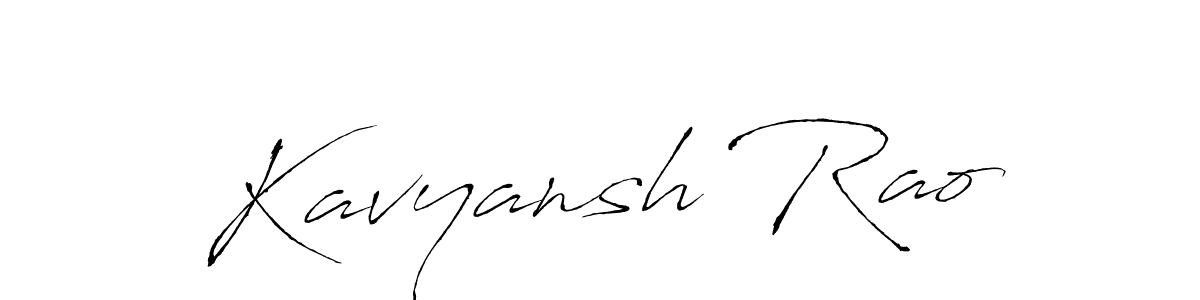 Once you've used our free online signature maker to create your best signature Antro_Vectra style, it's time to enjoy all of the benefits that Kavyansh Rao name signing documents. Kavyansh Rao signature style 6 images and pictures png