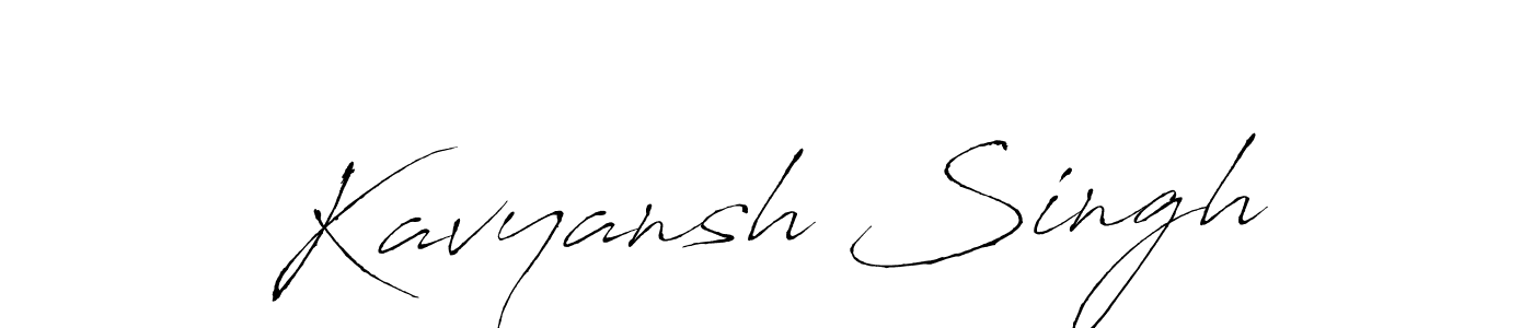 The best way (Antro_Vectra) to make a short signature is to pick only two or three words in your name. The name Kavyansh Singh include a total of six letters. For converting this name. Kavyansh Singh signature style 6 images and pictures png