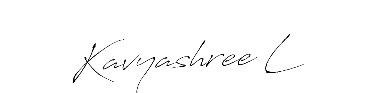 Also You can easily find your signature by using the search form. We will create Kavyashree L name handwritten signature images for you free of cost using Antro_Vectra sign style. Kavyashree L signature style 6 images and pictures png