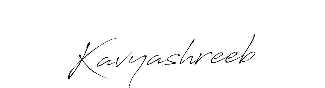 The best way (Antro_Vectra) to make a short signature is to pick only two or three words in your name. The name Kavyashreeb include a total of six letters. For converting this name. Kavyashreeb signature style 6 images and pictures png