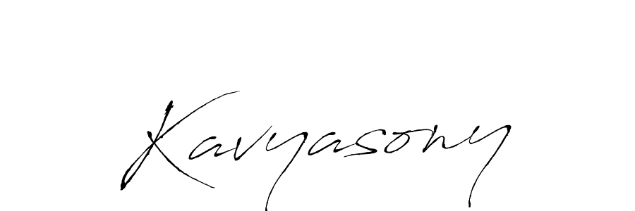 Once you've used our free online signature maker to create your best signature Antro_Vectra style, it's time to enjoy all of the benefits that Kavyasony name signing documents. Kavyasony signature style 6 images and pictures png