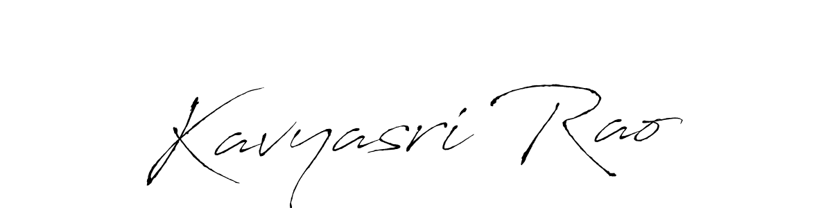 Kavyasri Rao stylish signature style. Best Handwritten Sign (Antro_Vectra) for my name. Handwritten Signature Collection Ideas for my name Kavyasri Rao. Kavyasri Rao signature style 6 images and pictures png