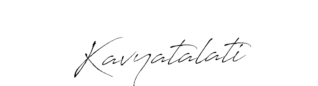 Similarly Antro_Vectra is the best handwritten signature design. Signature creator online .You can use it as an online autograph creator for name Kavyatalati. Kavyatalati signature style 6 images and pictures png