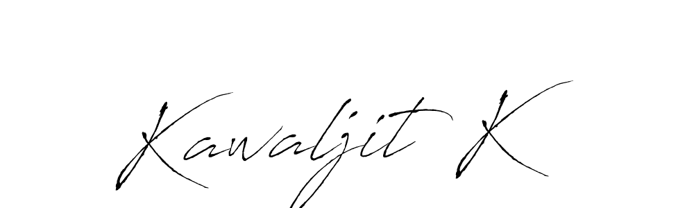 Use a signature maker to create a handwritten signature online. With this signature software, you can design (Antro_Vectra) your own signature for name Kawaljit K. Kawaljit K signature style 6 images and pictures png