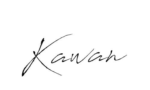 The best way (Antro_Vectra) to make a short signature is to pick only two or three words in your name. The name Kawan include a total of six letters. For converting this name. Kawan signature style 6 images and pictures png