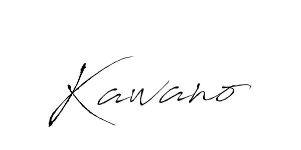 Create a beautiful signature design for name Kawano. With this signature (Antro_Vectra) fonts, you can make a handwritten signature for free. Kawano signature style 6 images and pictures png