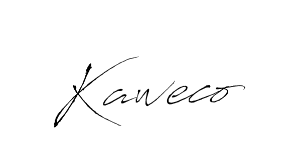 How to Draw Kaweco signature style? Antro_Vectra is a latest design signature styles for name Kaweco. Kaweco signature style 6 images and pictures png