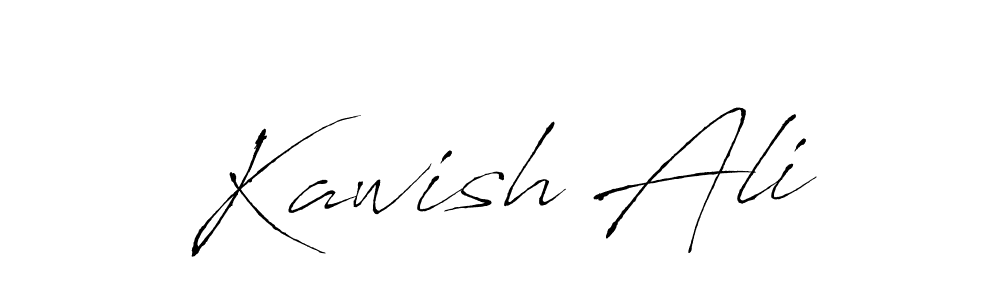The best way (Antro_Vectra) to make a short signature is to pick only two or three words in your name. The name Kawish Ali include a total of six letters. For converting this name. Kawish Ali signature style 6 images and pictures png