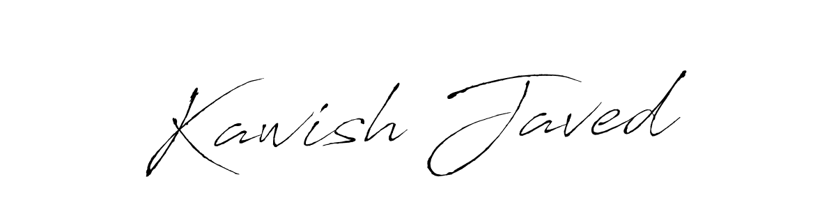 Kawish Javed stylish signature style. Best Handwritten Sign (Antro_Vectra) for my name. Handwritten Signature Collection Ideas for my name Kawish Javed. Kawish Javed signature style 6 images and pictures png