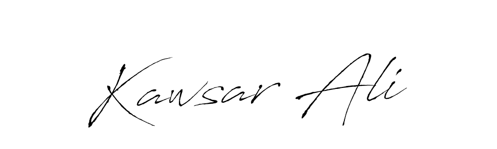 How to make Kawsar Ali signature? Antro_Vectra is a professional autograph style. Create handwritten signature for Kawsar Ali name. Kawsar Ali signature style 6 images and pictures png