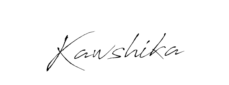Kawshika stylish signature style. Best Handwritten Sign (Antro_Vectra) for my name. Handwritten Signature Collection Ideas for my name Kawshika. Kawshika signature style 6 images and pictures png
