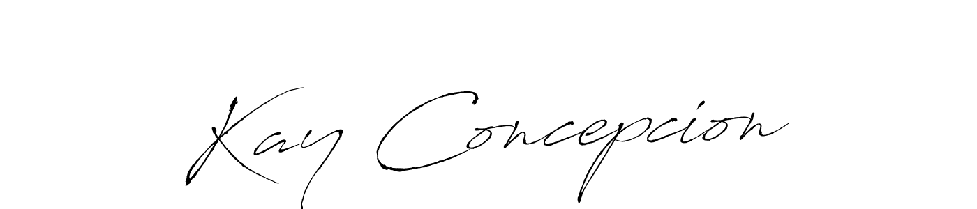 Use a signature maker to create a handwritten signature online. With this signature software, you can design (Antro_Vectra) your own signature for name Kay Concepcion. Kay Concepcion signature style 6 images and pictures png