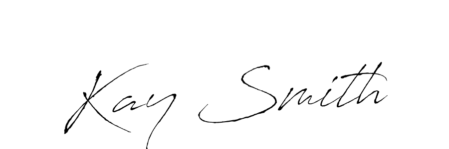 How to make Kay Smith name signature. Use Antro_Vectra style for creating short signs online. This is the latest handwritten sign. Kay Smith signature style 6 images and pictures png