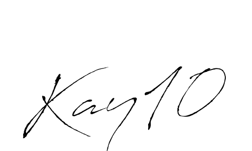 if you are searching for the best signature style for your name Kay10. so please give up your signature search. here we have designed multiple signature styles  using Antro_Vectra. Kay10 signature style 6 images and pictures png