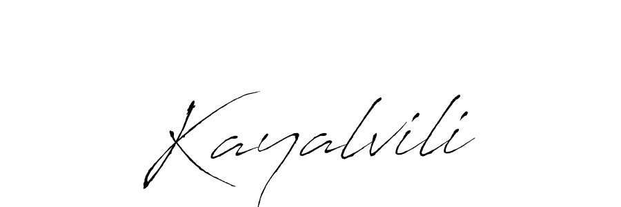 Kayalvili stylish signature style. Best Handwritten Sign (Antro_Vectra) for my name. Handwritten Signature Collection Ideas for my name Kayalvili. Kayalvili signature style 6 images and pictures png