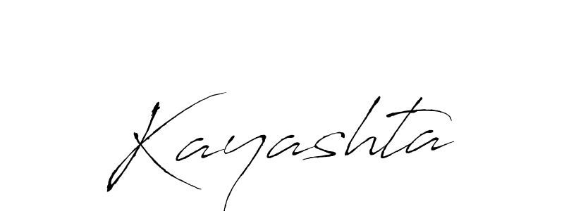 Design your own signature with our free online signature maker. With this signature software, you can create a handwritten (Antro_Vectra) signature for name Kayashta. Kayashta signature style 6 images and pictures png