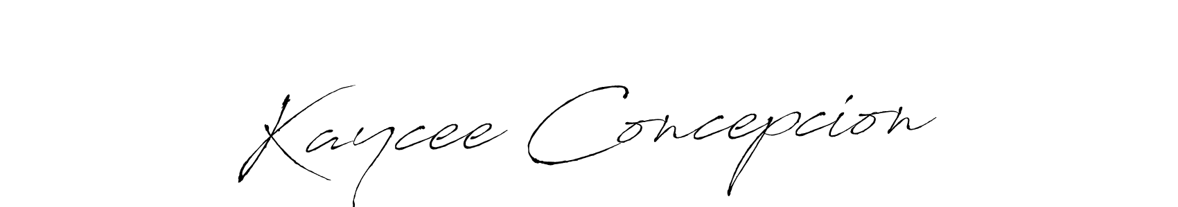 Make a short Kaycee Concepcion signature style. Manage your documents anywhere anytime using Antro_Vectra. Create and add eSignatures, submit forms, share and send files easily. Kaycee Concepcion signature style 6 images and pictures png