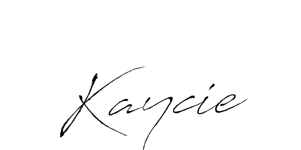 Design your own signature with our free online signature maker. With this signature software, you can create a handwritten (Antro_Vectra) signature for name Kaycie. Kaycie signature style 6 images and pictures png
