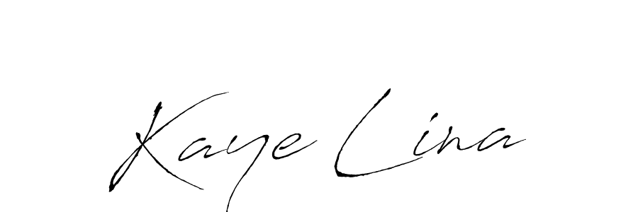 This is the best signature style for the Kaye Lina name. Also you like these signature font (Antro_Vectra). Mix name signature. Kaye Lina signature style 6 images and pictures png