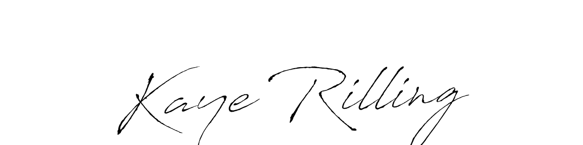 Similarly Antro_Vectra is the best handwritten signature design. Signature creator online .You can use it as an online autograph creator for name Kaye Rilling. Kaye Rilling signature style 6 images and pictures png
