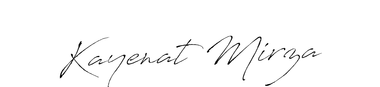 How to make Kayenat Mirza signature? Antro_Vectra is a professional autograph style. Create handwritten signature for Kayenat Mirza name. Kayenat Mirza signature style 6 images and pictures png