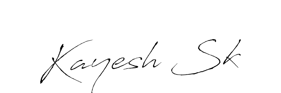 Also we have Kayesh Sk name is the best signature style. Create professional handwritten signature collection using Antro_Vectra autograph style. Kayesh Sk signature style 6 images and pictures png