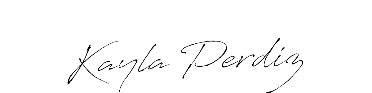 Also we have Kayla Perdiz name is the best signature style. Create professional handwritten signature collection using Antro_Vectra autograph style. Kayla Perdiz signature style 6 images and pictures png
