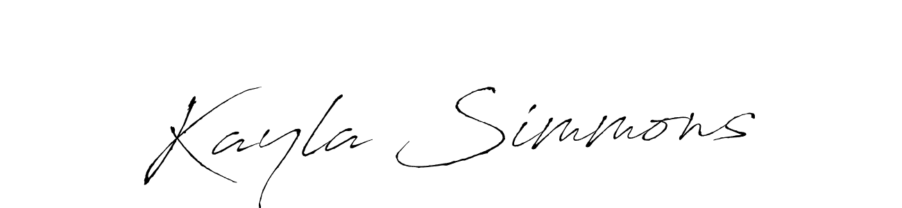 Make a beautiful signature design for name Kayla Simmons. Use this online signature maker to create a handwritten signature for free. Kayla Simmons signature style 6 images and pictures png